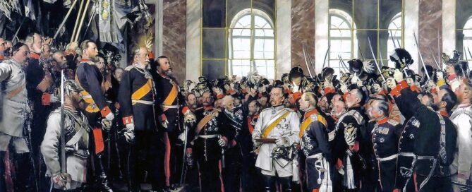 Anton von Werner Kaiserproklamation im Spiegelsaal von Versailles am 18. Januar 1871