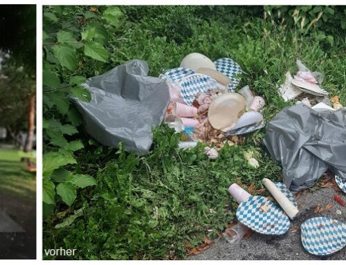 AfD wirkt – Vermüllung am Goldschmiedplatz reduziert im BA24 Feldmoching-Hasenbergl